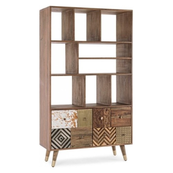 Libreria Bizzotto Homemotion 0746568 DHAVAL Multicolor