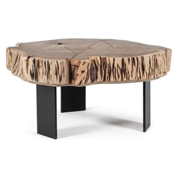 Tavolino Bizzotto Homemotion 0746816 KEVAL Natural