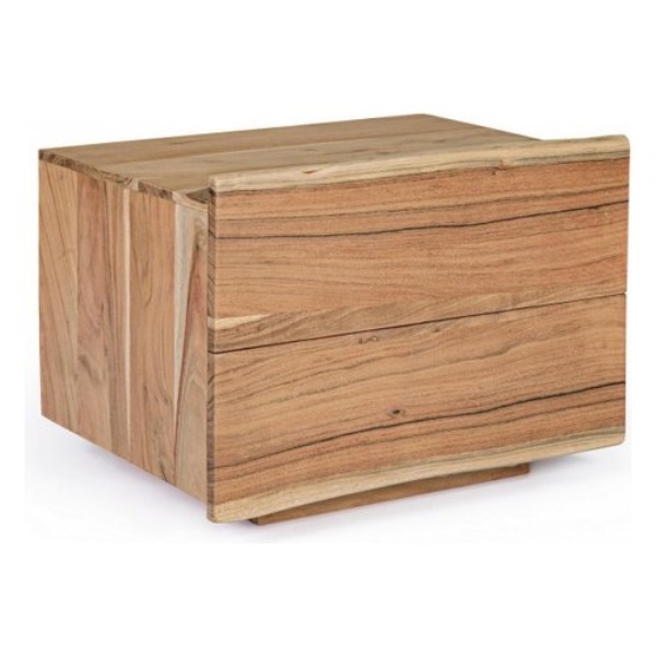 Comodino Bizzotto Homemotion 0745659 ARON Legno