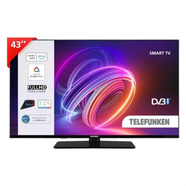 Tv Telefunken TE43750B45I2K Black