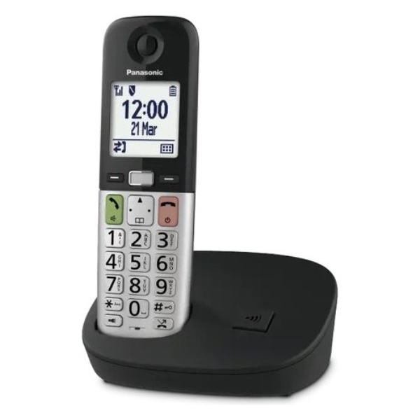 Cordless Panasonic KX TGU410EXB Black e Silver