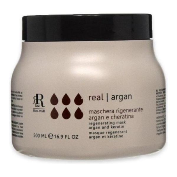 Real Argan Maschera Rigenerante Argan E Cheratina 500 ml RR Line