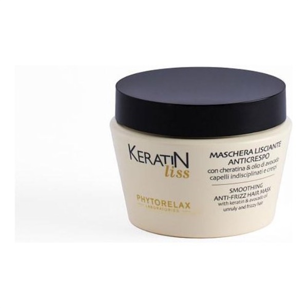 Maschera Lisciante Anticrespo Con Cheratina & Olio Di Avocado 250 ml P