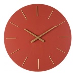 Yes Everyday - Orologio da parete Yes Everyday 0182442 TIMELINE Rosso mattone