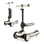 Monopattino bimbi Kinderkraft KRHALL00WHT0000 HALLEY Cavalcabile 2 in 