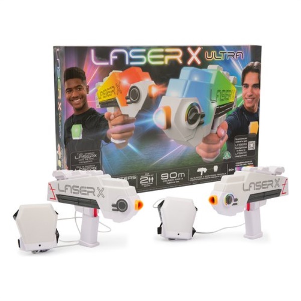 Set arma giocattolo Giochi Preziosi LAE16000 LASER X Ultra Double Blas