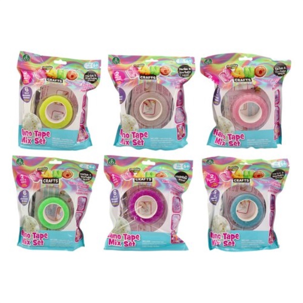 Creativo Giochi Preziosi NAF01000 NANO CRAFTS Tape Mix set Assortito