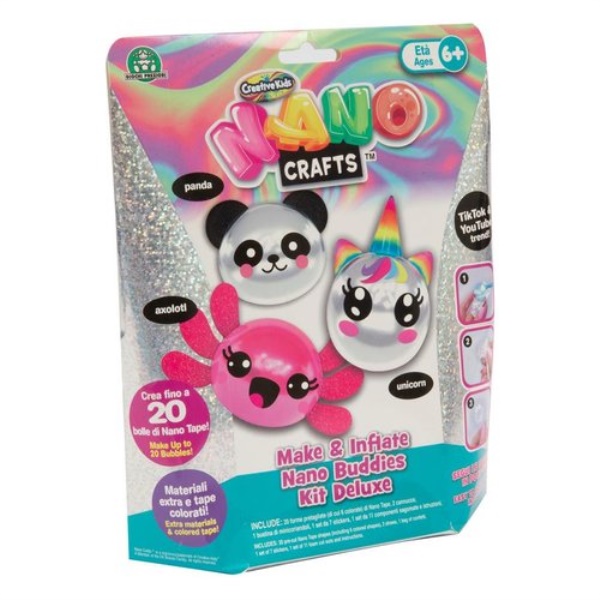 Creativo Giochi Preziosi NAF00000 NANO CRAFTS Buddies Gonfiabili Kit D