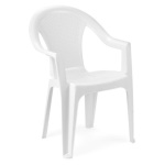 Ipae Progarden - Sedia da esterno Ipae Progarden KORA Rattan Bianco