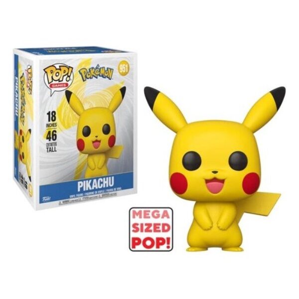 Personaggio collezione Funko 74231 POP GAMES Pokemon Pikachu Mega Size