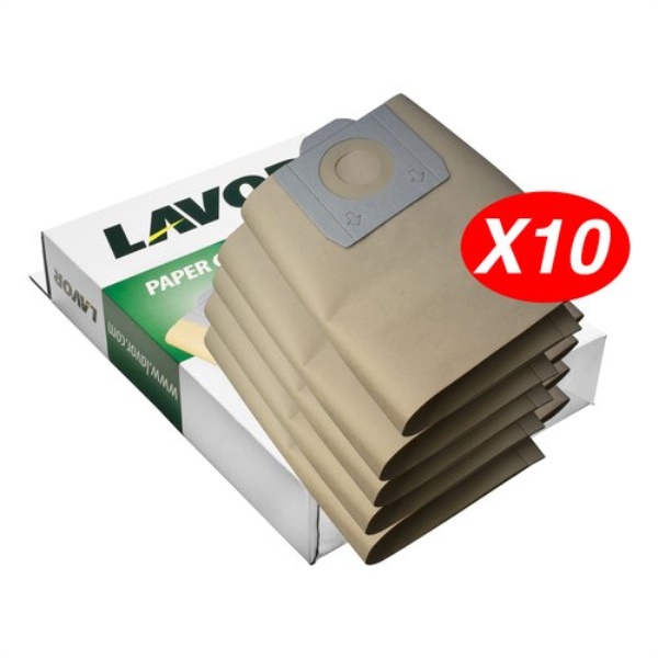 Sacchetto aspirapolvere Lavor 10001 13222 In carta