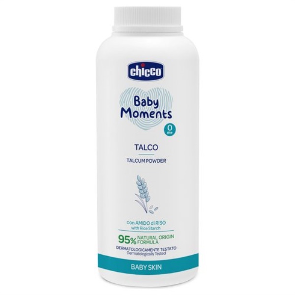Talco Chicco 00012258000000 BABY MOMENTS In Polvere con amido di riso