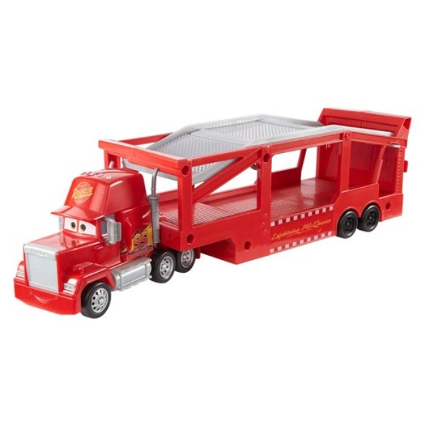Modellino automezzo Mattel HDN03 DISNEY CARS Mack  Camion Trasportator