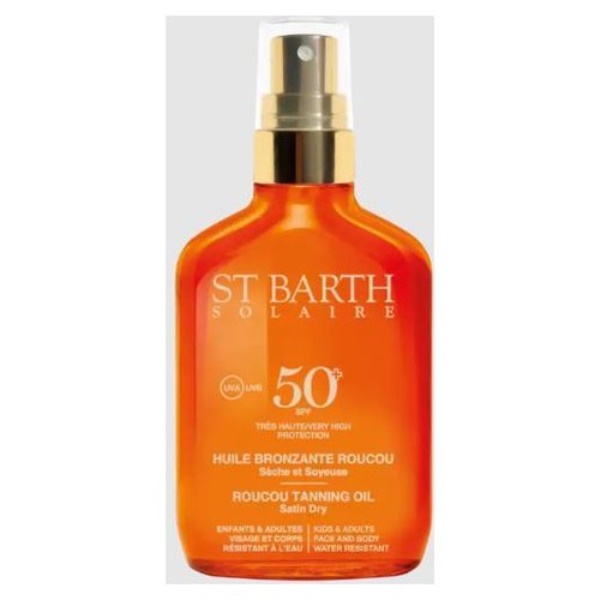 Solare protettivo St Barth Roucou Tanning Oil Spf 50 100 ml