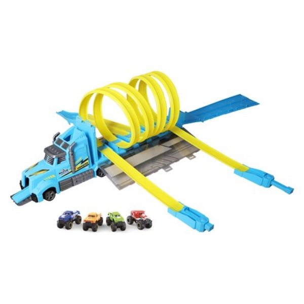 Playset pista Ods 41459 SILVER MONSTER Camion pista trasformabile dopp