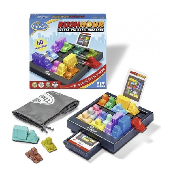 Gioco di abilità Ravensburger 76601 THINKFUN Rush Hour Scappa dagli In