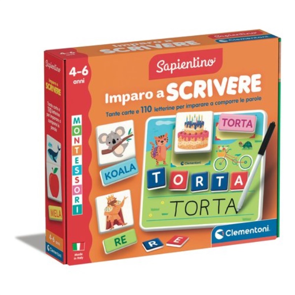 Gioco prescolare Clementoni 16859 SAPIENTINO BABY MONTESSORI Imparo a 