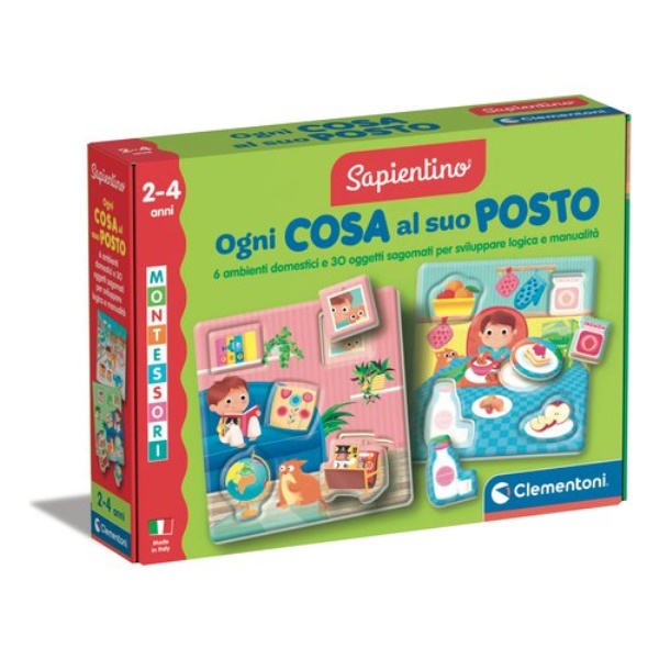 Gioco educativo Clementoni 16866 SAPIENTINO BABY MONTESSORI Ogni cosa 