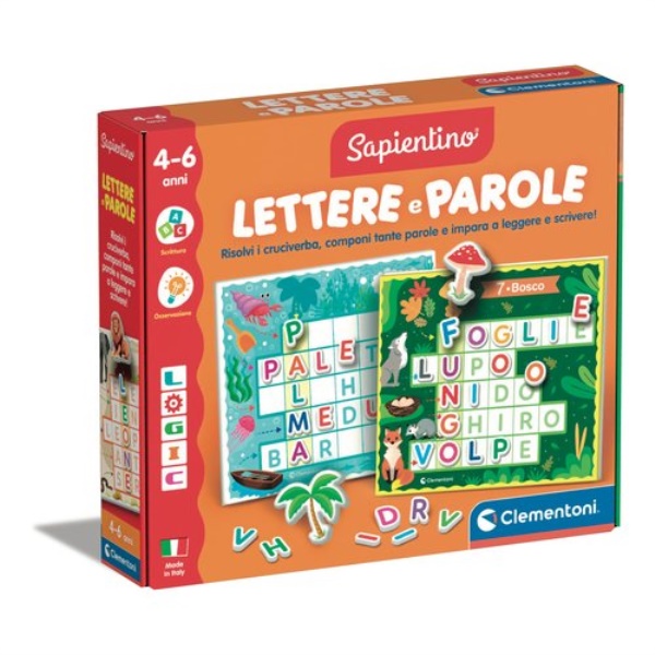Gioco educativo Clementoni 16872 SAPIENTINO BABY MONTESSORI Lettere e 