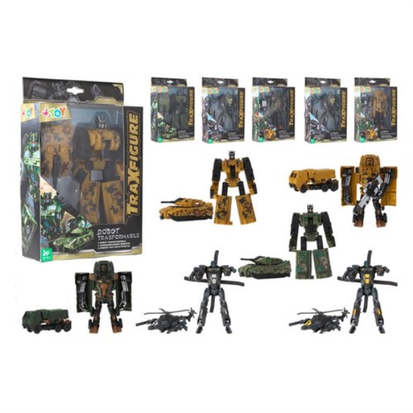 Personaggio Globo 42272 W’TOY Robot/veicolo militare Traxfigure Assort