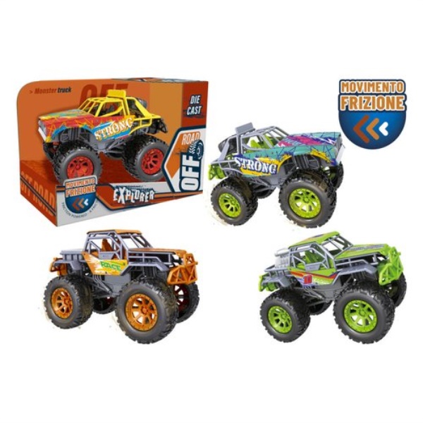 Modellino automezzo Globo 42532 BIG ROAD Monster Truck Off Road con fr