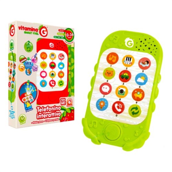 Gioco prima infanzia Globo 05517 VITAMINA G Smartphone interattivo luc
