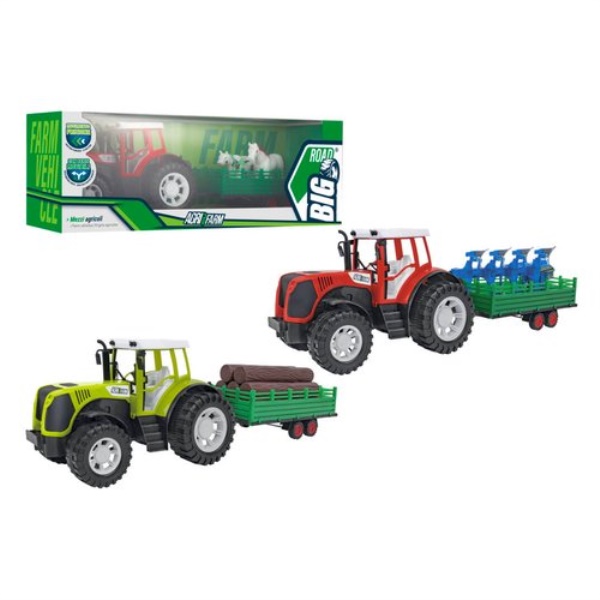 Mezzo agricolo Globo 42425 BIG ROAD Trattaore a frizione con rimorchio
