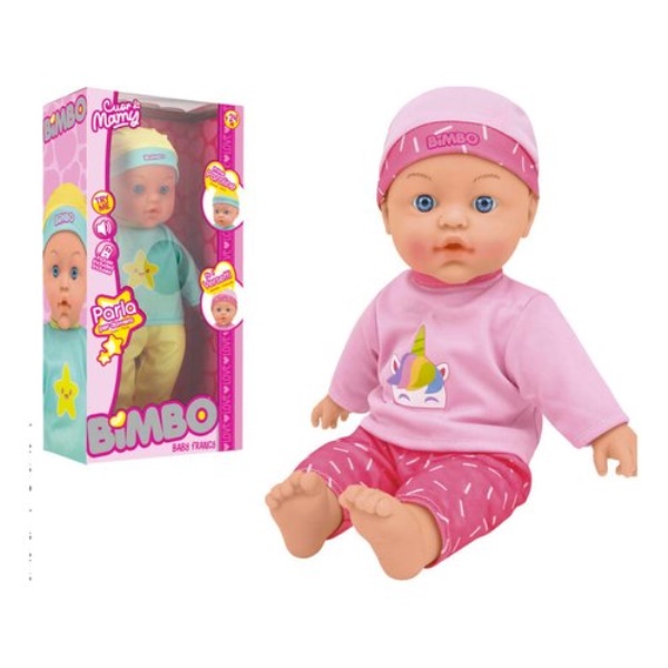 Bambola Globo 42489 BIMBO Cuor di Mamy parla e fa versetti Assortito