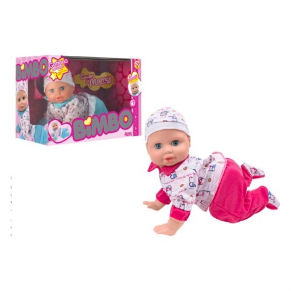 Bambola Globo 42484 BIMBO Cuor di Mamy Gattona e fa i versetti Assorti