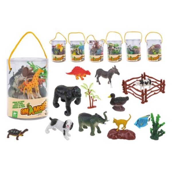 Animali giocattolo Globo 41325 ANIMALS MATES set Animali con accessori