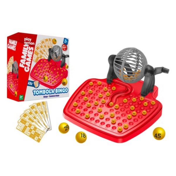 Gioco Globo 42445 FAMILY GAMES Tombolone Bingo con 48 cartelle gioco