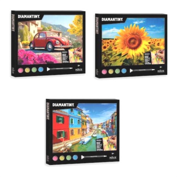 Creativo Nice 96580 DIAMANTINY Quadro mosaico 3D Assortito