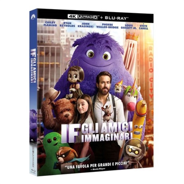 Blu Ray 4K If - Gli Amici Immaginari (4K Ultra Hd+Blu-Ray) - John Kras