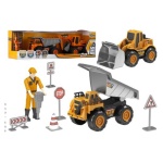 Mezzo cantiere Globo 42522 BIG ROAD Set Lavori corso con camion ruspa 