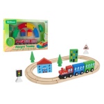 Globo - Pista treno Globo 42581 SIR WOOD Allegro in legno Multicolor