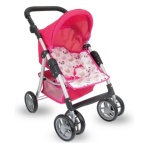 Teorema - Passeggino giocattolo Teorema 74305 BABY TEO Schienale regolabile Rosa