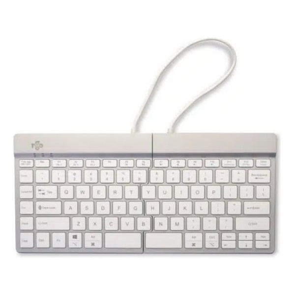 Tastiera computer R go Tools RGOSBITWLWH BREAK Split White e Silver
