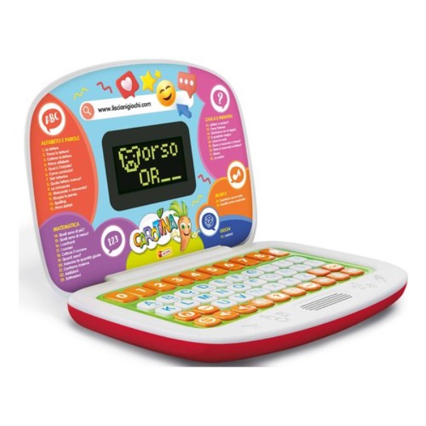Gioco prescolare Lisciani 107278 CAROTINA Laptop 35 funzioni didattich