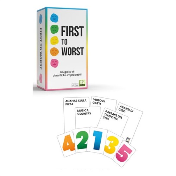 Gioco Rocco Giocattoli 21196320 YAS!GAMES First to worst gioco