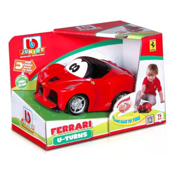 Gioco prima infanzia Bburago 16 85301 FERRARI Junior Car U-Turns con r