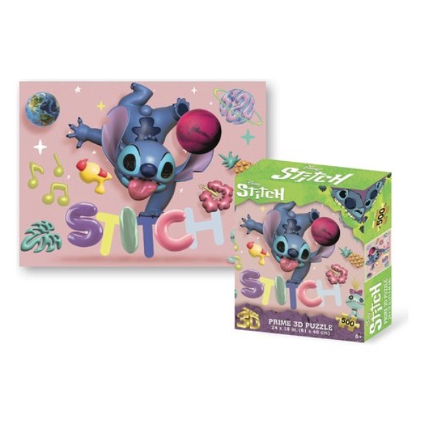 Puzzle Grandi Giochi PU402000 PRIME 3D Disney Stitch
