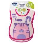 CHICCO - Set bavaglini Chicco 00016301200000 Pappa Bimba Rosa