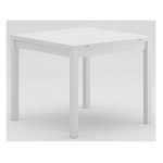 Tavolo Living Design DATTILO Bianco frassinato e Bianco opaco