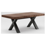 Living Design - Tavolo Living Design PANAMA Nero e Rovere Scuro