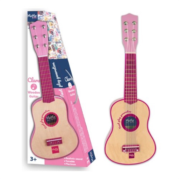 Chitarra giocattolo MeMe Music 959055 Clara Classic Legno naturale e R