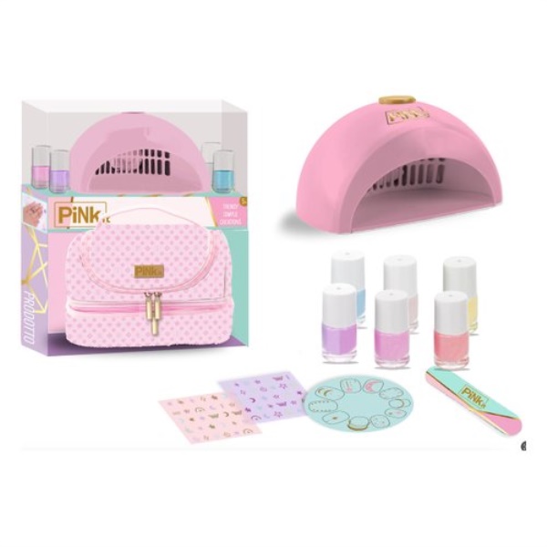 Set trucchi giocattolo Nice 40061 PINK.IT Set Beauty Case Nails