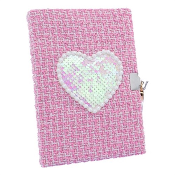 Diario segreti Nice 19147 GIRABRILLA Set con penna e lucchetto Rosa