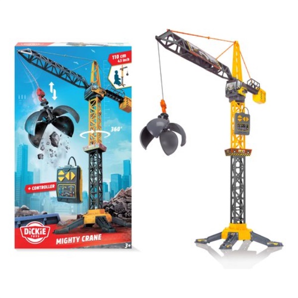 Mezzo cantiere Simba 203729022 DICKIE Gru radiocomandata Mighty Crane