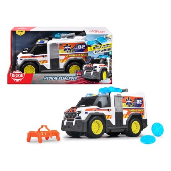 Mezzo soccorso Simba 203306024 DICKIE Ambulanza luci e suoni