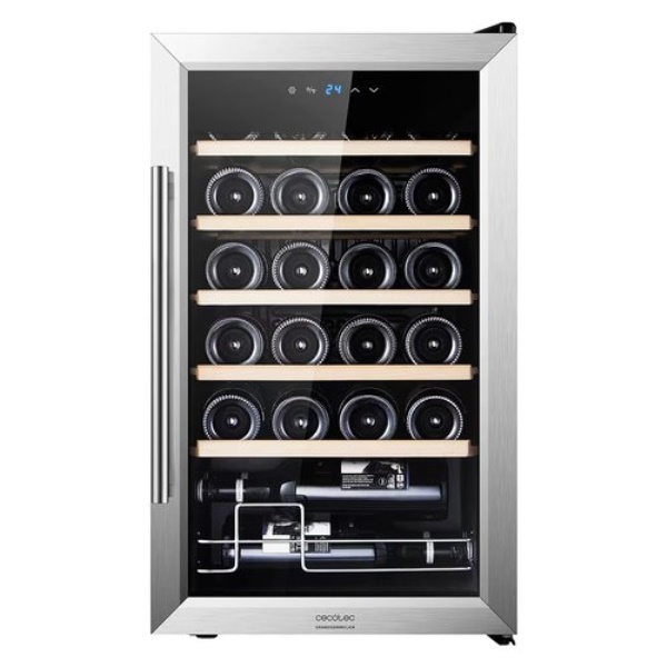 Cantinetta Cecotec 00125 GRAND SOMMELIER 2450 Inox e Black 